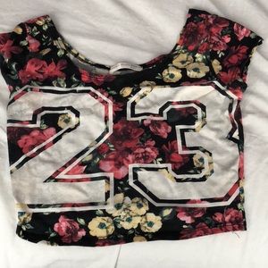 Floral 23 crop top